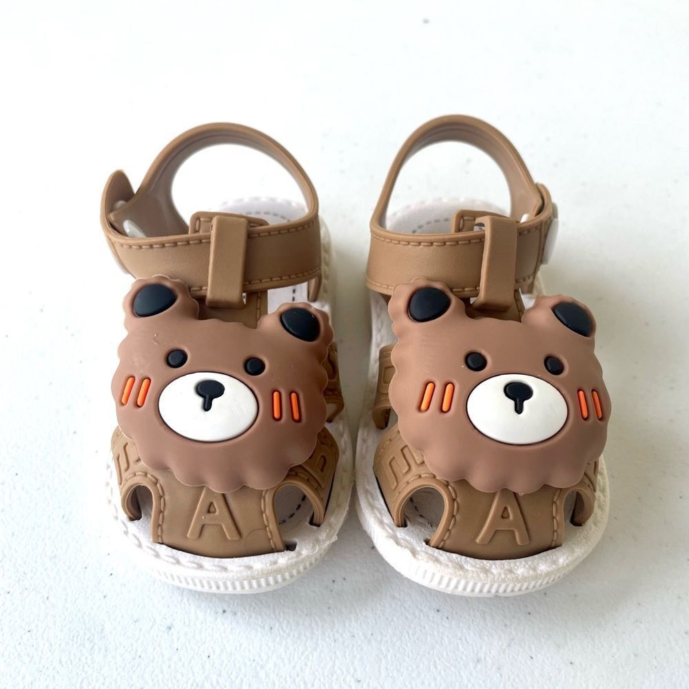 Baby Bear Sandals Size 18 Cute Summer Toddler Shoes - Picture 2 of 5